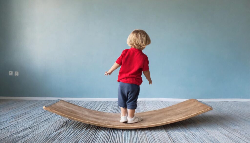 Montessori wood balance board